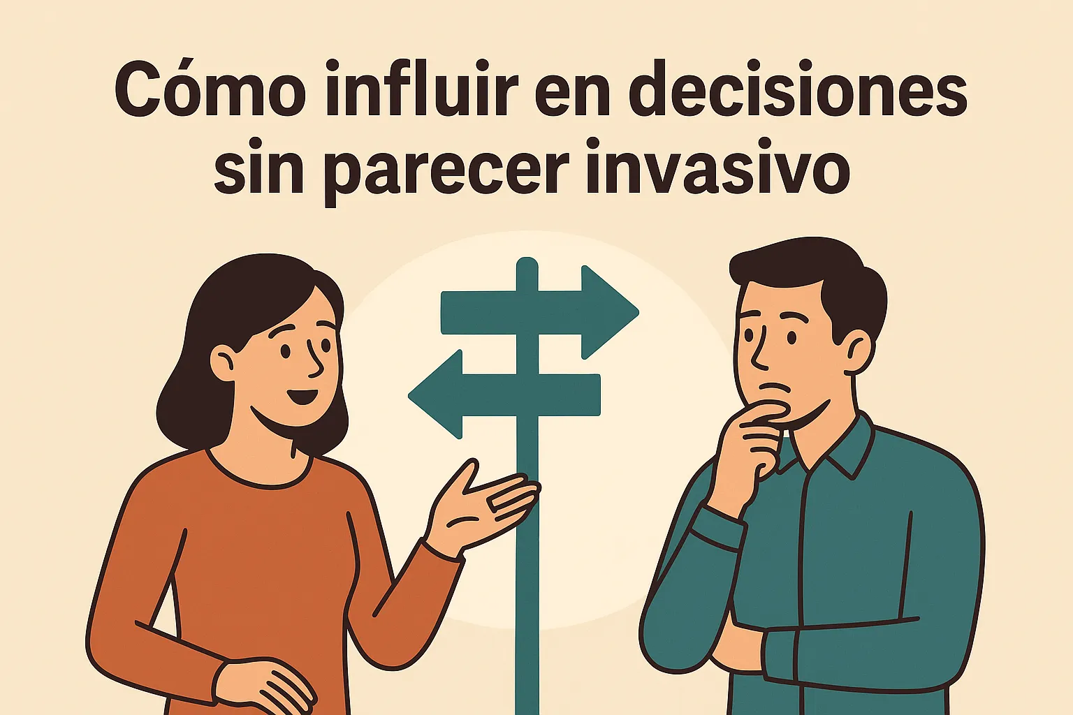Cómo influir en decisiones sin parecer invasivo