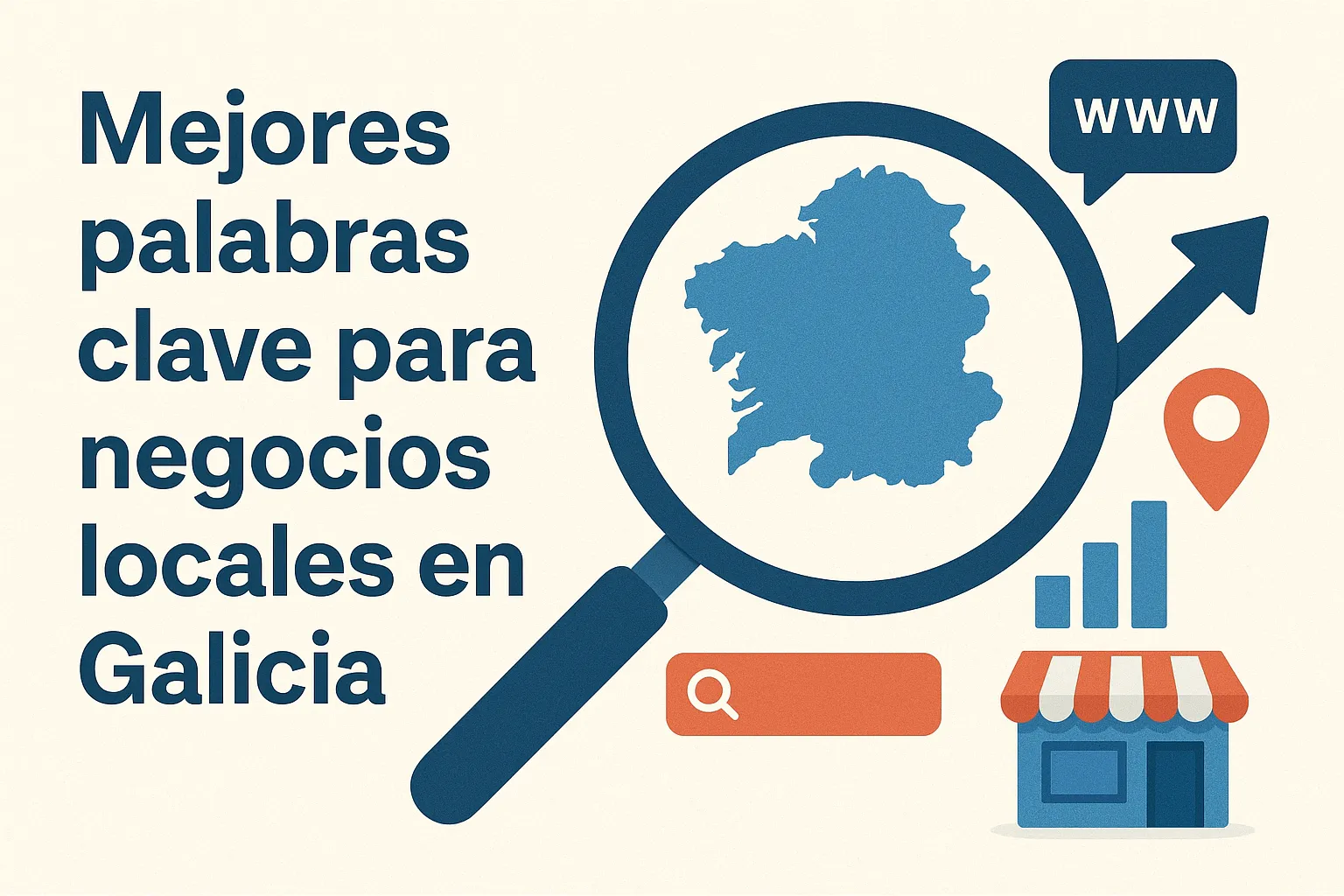 Mejores palabras clave para negocios locales en Galicia